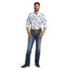 Men's Ariat Relentless Adamant Stretch Classic Fit Snap Front Shirt #10039318-C