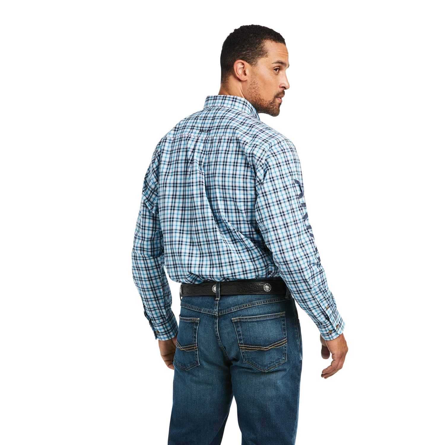 Men's Ariat Pro Series Team Synclair Classic Fit Button Down Shirt #10039244-C 2 Men's Ariat Pro Series Team Synclair Classic Fit Button Down Shirt #10039244-C - Image 2