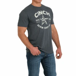 Men's Cinch T-Shirt #MTT1690547HNV -Deals Cowboy Threads Store 0d66a9fdac6dfb71a8c2e0d43413d276
