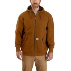 Men's Carhartt Rain Defender Loose Fit Midweight Thermal-Lined Full-Zip Sweatshirt #104078 9 Men's Carhartt Rain Defender Loose Fit Midweight Thermal-Lined Full-Zip Sweatshirt #104078 -Deals Cowboy Threads Store 104078 B00 480x480 1