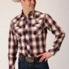 Men's Roper Plaid Snap Long Sleeve #03-001-0062-1008