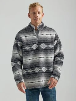 Men's Wrangler 1/4 Zip Sherpa Pullover #112318250
