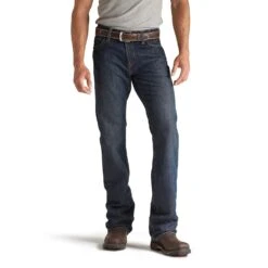 Men's Ariat M4 Low Rise Boot Cut Fire Resistant Jean #10012555 10 Men's Ariat M4 Low Rise Boot Cut Fire Resistant Jean #10012555 -Deals Cowboy Threads Store 27067 10012555 front