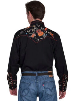Men's Scully Snap Front Shirt #P-842BLK -Deals Cowboy Threads Store 271a9b640da819957ca69d3013765df0