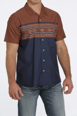 Men's Cinch Button Down Shirt #MTW1401016