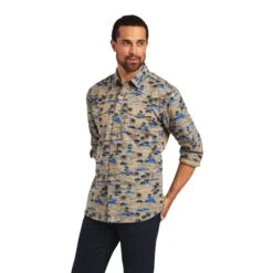 Men's Ariat Hart Retro Fit Snap Front Shirt #10040645