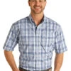 Men's Rough Stock Button Down Shirt #R1D3266-C
