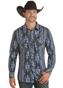 Men's Rock & Roll Cowboy Snap Front Shirt #RRMSOSRZ1E