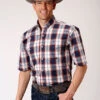 Men's Roper Button Down Shirt #03-002-0378-4048