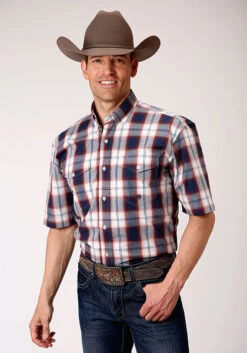 Men's Roper Button Down Shirt #03-002-0378-4048