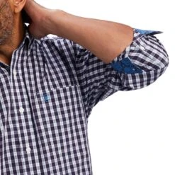 Wrangler Men's Ariat Donny Classic Fit Button Down Shirt #10041752 -Deals Cowboy Threads Store 33d310e94ad3e47a99dfa868aacf1415