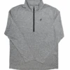 Men's Hooey Range Quarter Zip Pullover #HH1193GY