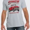Men's Cinch Grey T-Shirt #MTT1690514