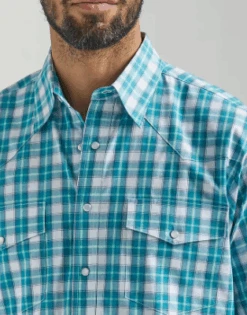 Men's Wrangler Wrinkle Resist Snap Front Shirt #112324685 -Deals Cowboy Threads Store 548526b7fb6168b6239a3f8b8c3161f0