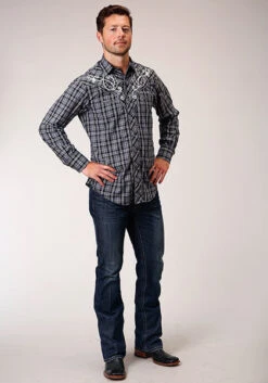 Men's Roper Snap Front Shirt #01-001-0024-4023 -Deals Cowboy Threads Store 56ab65a1e9eb2812d4aa6ab3085e69cb