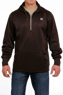 Men's Cinch Brown Hoodie #MWK1240002