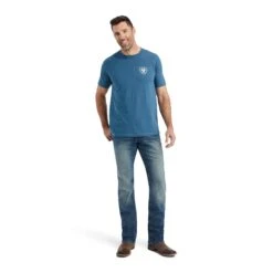 Men's Ariat Hexafill T-Shirt #10042765 -Deals Cowboy Threads Store 6538589b5cda9645a646fb46e35f53c4