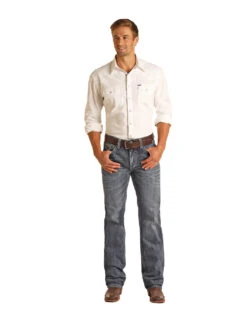 Men's Rock & Roll Cowboy Double Barrel Straight Jean #RRMD0SRZSR -Deals Cowboy Threads Store 65676660103a86291b00198aeb7c1b2b