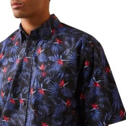 Men's Ariat Ike Button Down Shirt #10043622 -Deals Cowboy Threads Store 69ed789c9b64d7881ce73851cf65319c