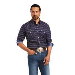 Men's Ariat Relentless Steeled Stretch Classic Fit Snap Front Shirt #10040709