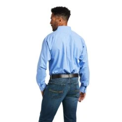 Men's Ariat Wrinkle Free Solid Pinpoint Oxford Classic Fit Button #10039341X-C (Big And Tall) -Deals Cowboy Threads Store 778eb1a72f3d2cdd685556510622fb21