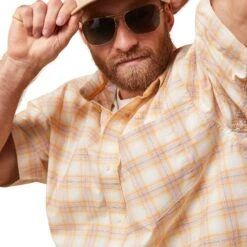 Men's Ariat Pro Series Koa Classic Fit Button Down Shirt #10043641 -Deals Cowboy Threads Store 791ec195df1e9daef35e272eb9c63b3d