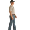 Men's Rock & Roll Cowboy Hooey Double Barrel Stackable Bootcut #HYMDTBRZRX