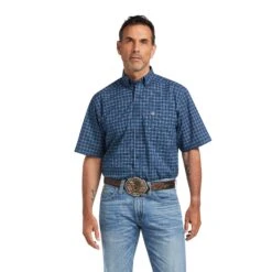 Men's Ariat Pro Series Kyree Stretch Classic Fit Button Down Shirt #10039749-C