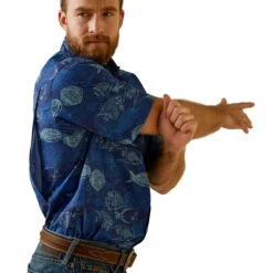 Men's Ariat VentTEK Outbound Classic Fit Button Down Shirt #10045023 -Deals Cowboy Threads Store 96fc750764a4164ef1cdd025bf79ad9d