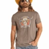 Men’s Rock & Roll Cowboy Dale Brisby T-Shirt #RRUT21R1BU