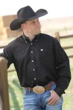 Men's Cinch Button Down Shirt #MT10320083BLK