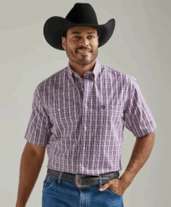 Men’s Wrangler George Strait Button Down Shirt #112327813