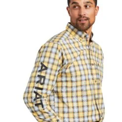 Men's Ariat Pro Series Team Olen Classic Fit Button Down Shirt #10039243-C -Deals Cowboy Threads Store a443ea1a9f63fef04ab12973e45f6090