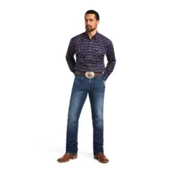 Men's Ariat Relentless Steeled Stretch Classic Fit Snap Front Shirt #10040709 -Deals Cowboy Threads Store a82fa050adf8af83b9281a830cf3aad7