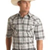 Men's Rough Stock Snap Front Shirt #RSMS1SRZCX
