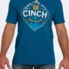 Men's Cinch Teal T-Shirt #MTT1690510