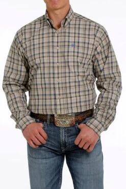 Men's Cinch Button Down Shirt #MTW1105327KHA -Deals Cowboy Threads Store c274af3694310a7d7854a874bb271215