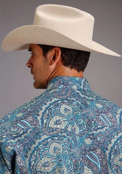 Men's Stetson Snap Front Shirt #11-001-0425-5013BU -Deals Cowboy Threads Store c39f0be226704639a32eeb0793db0493