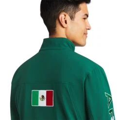 Men's Ariat New Team Softshell MEXICO Jacket #10039459-C -Deals Cowboy Threads Store c43fdae68454bfd00f016f7977edfc28