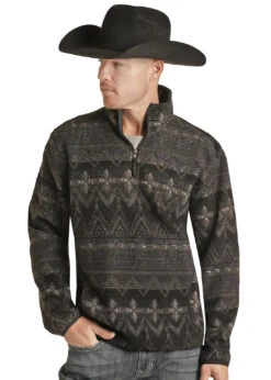 Men's Rock & Roll Cowboy Berber Pullover #RRMO91RZWZ