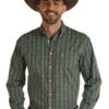 Men's Rough Stock Button Down Shirt #RSMSODRYT3