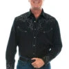 Men's Scully Snap Front Shirt #P-912BLK