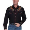 Men's Scully Snap Front Shirt #P-842BLK