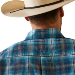 Men's Ariat Kenneth Plaid Button Down Shirt #10043645 6 Men's Ariat Kenneth Plaid Button Down Shirt #10043645 -Deals Cowboy Threads Store e6d8891be16a8e5176724d9459d4c3e2